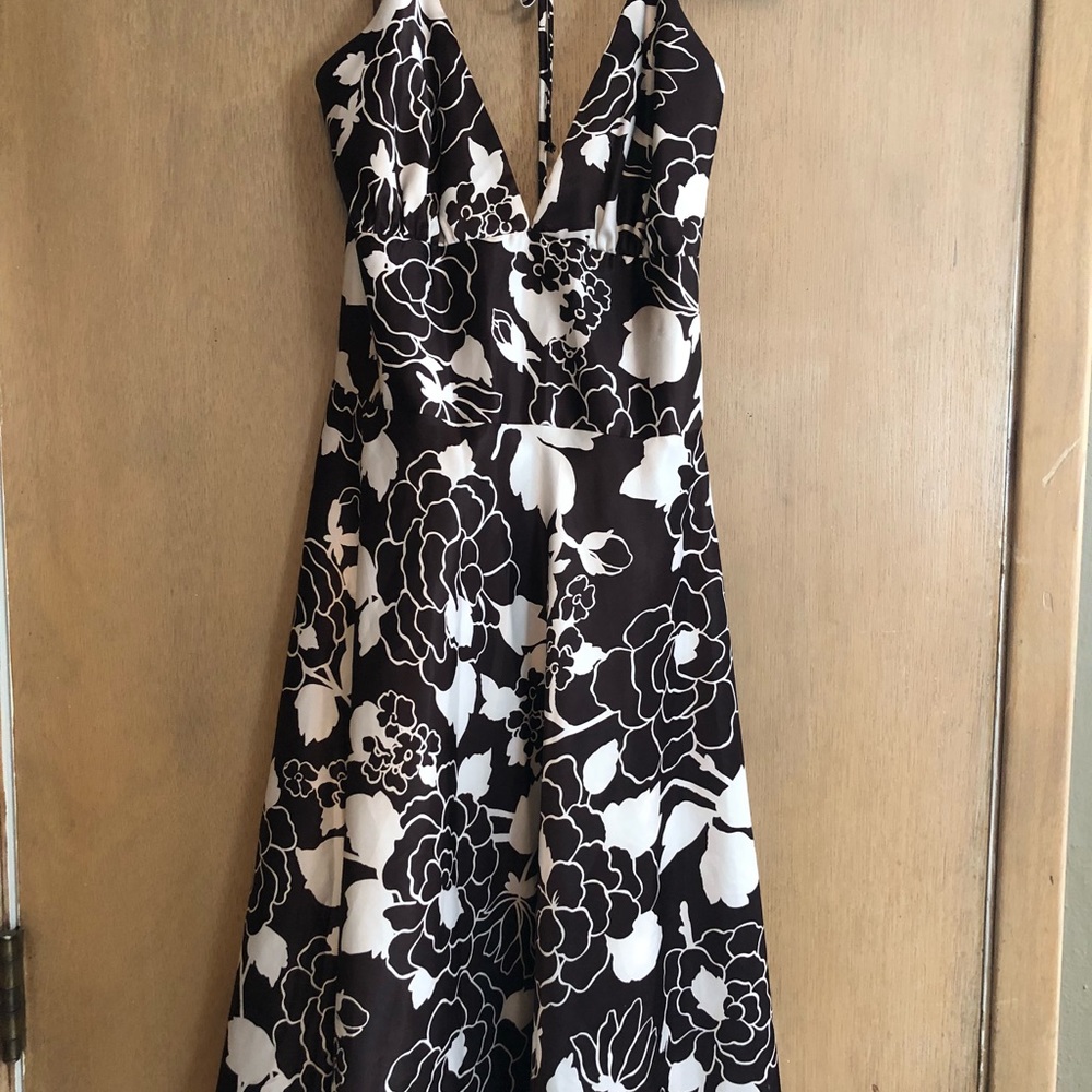Tie halter dress